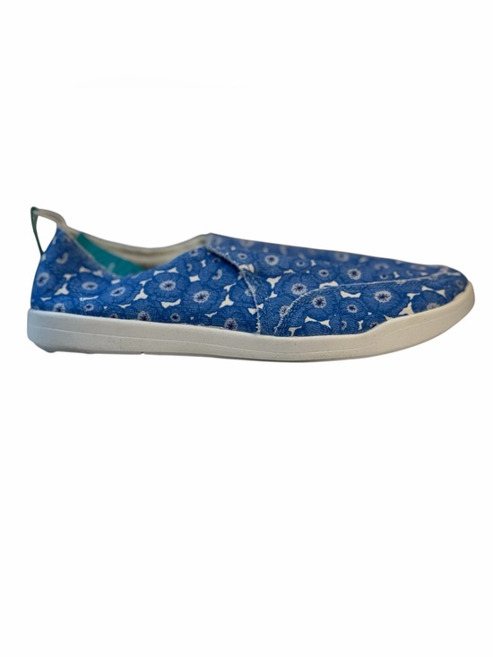 Vionic Shoes - Vionic Beach Malibu Blue Floral Print Slip On Shoes NWT Women’s 7.5W